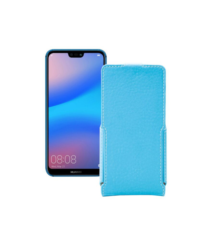 Чохол-флип з екошкіри для телефону Huawei P20 lite