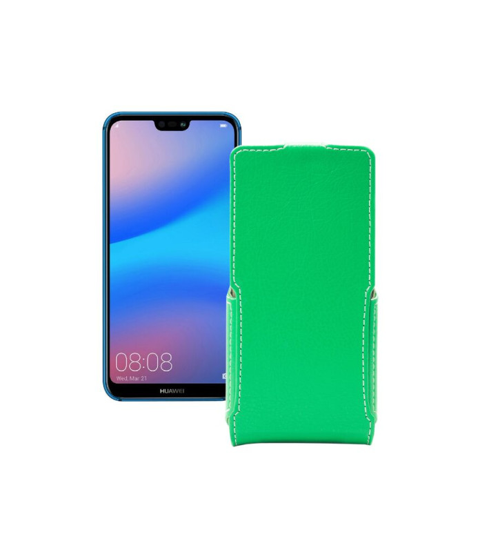 Чохол-флип з екошкіри для телефону Huawei P20 lite