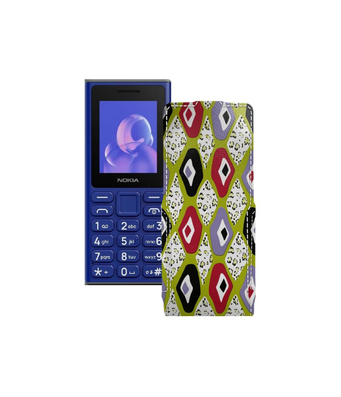 Чохол-флип з екошкіри для телефону Nokia 105 (2024)