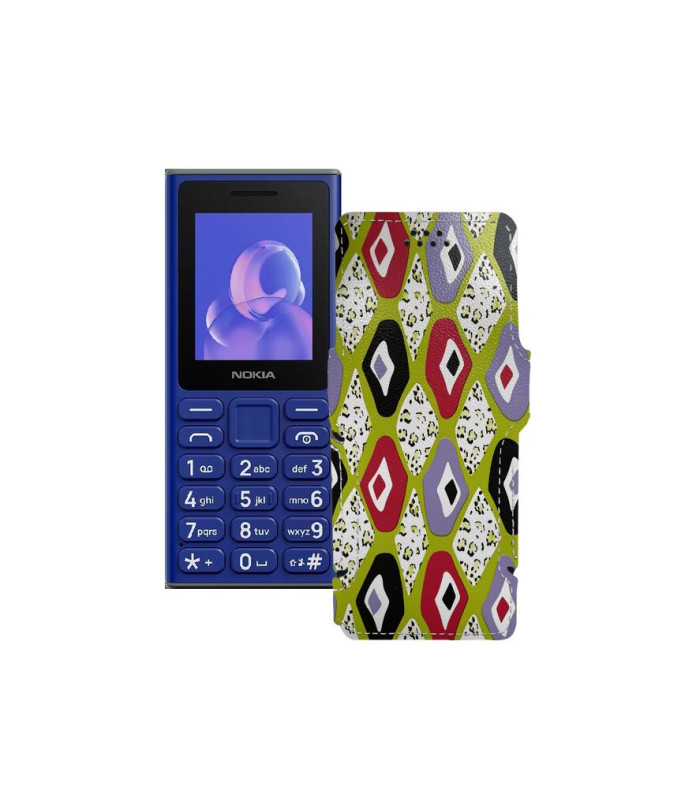 Чохол-книжка з екошкіри для телефону Nokia 105 (2024)