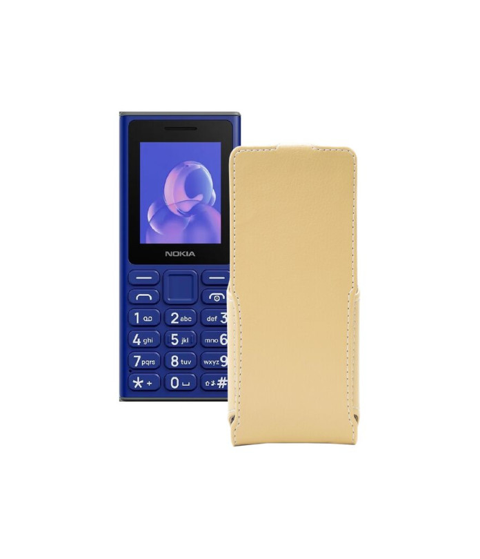 Чохол-флип з екошкіри для телефону Nokia 105 (2024)