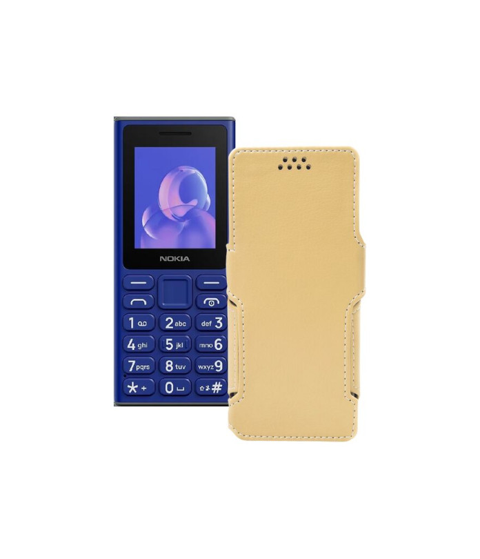 Чохол-книжка з екошкіри для телефону Nokia 105 (2024)