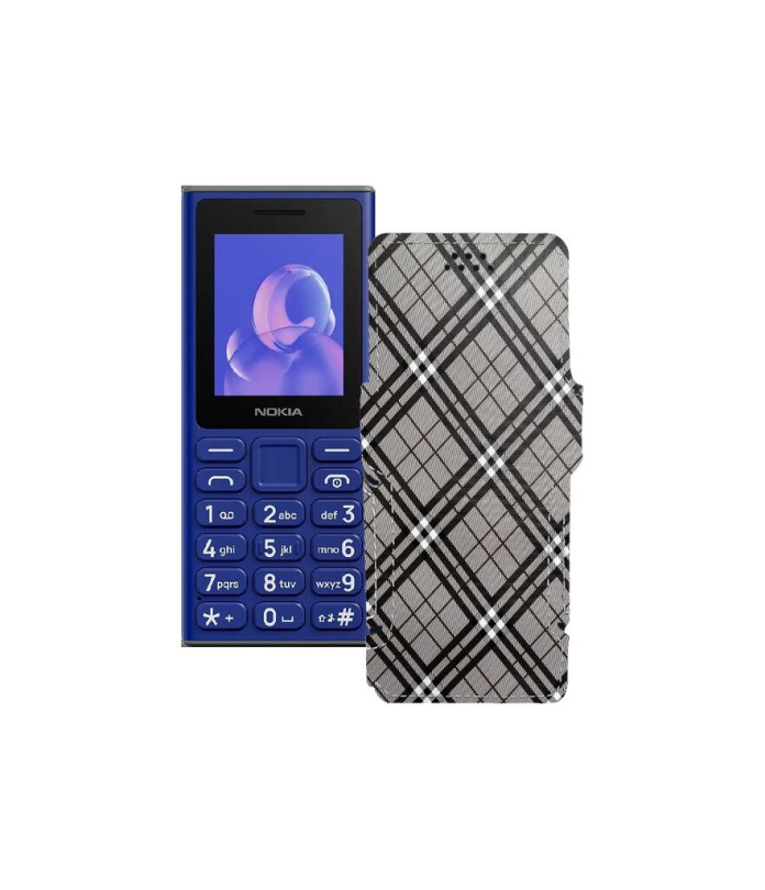 Чохол-книжка з екошкіри для телефону Nokia 105 (2024)
