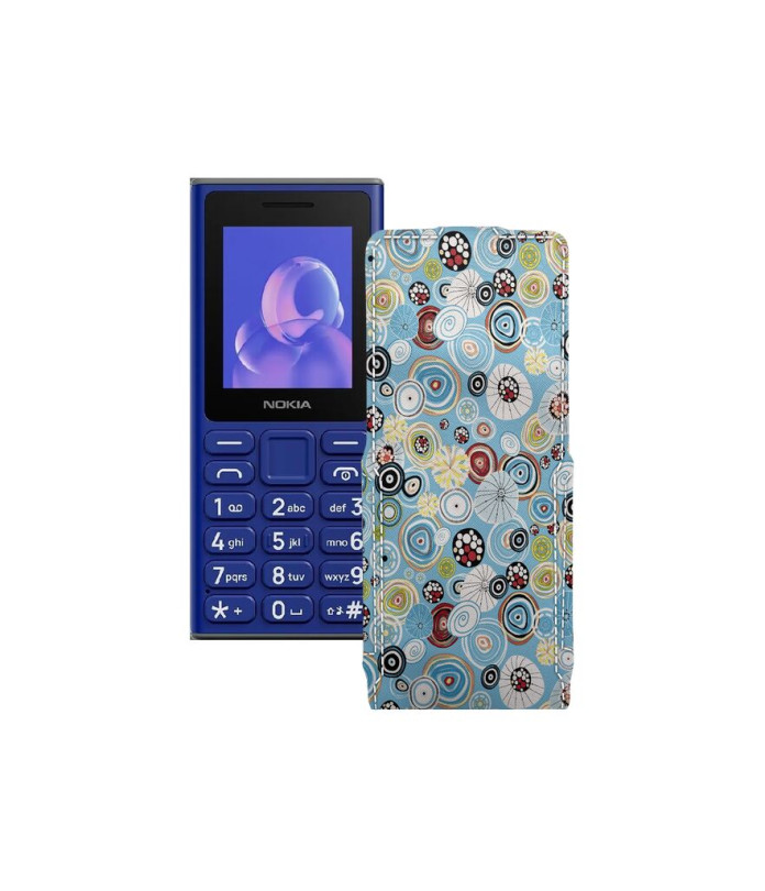 Чохол-флип з екошкіри для телефону Nokia 105 (2024)