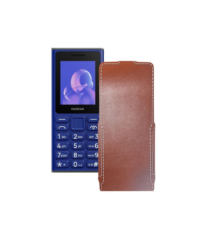 Чохол-флип з екошкіри для телефону Nokia 105 (2024)