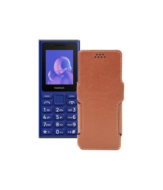 Чохол-книжка з екошкіри для телефону Nokia 105 (2024)