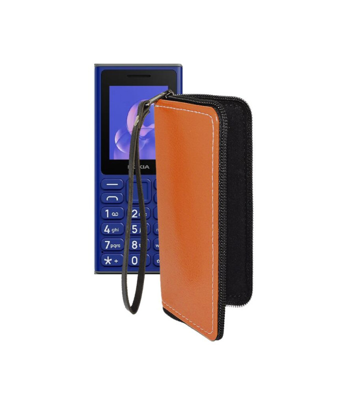 Чохол-гаманець з екошкіри для телефону Nokia 105 (2024)