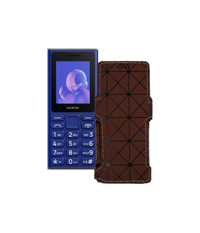 Чохол-книжка з екошкіри для телефону Nokia 105 (2024)