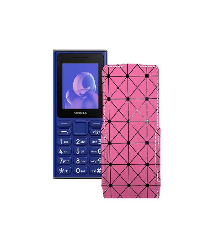 Чохол-флип з екошкіри для телефону Nokia 105 (2024)