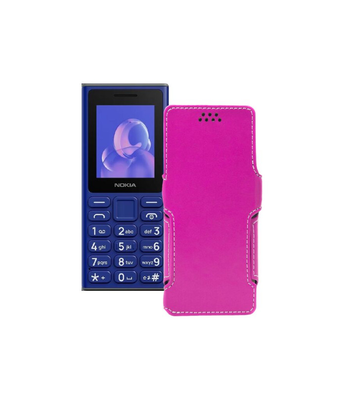 Чохол-книжка з екошкіри для телефону Nokia 105 (2024)