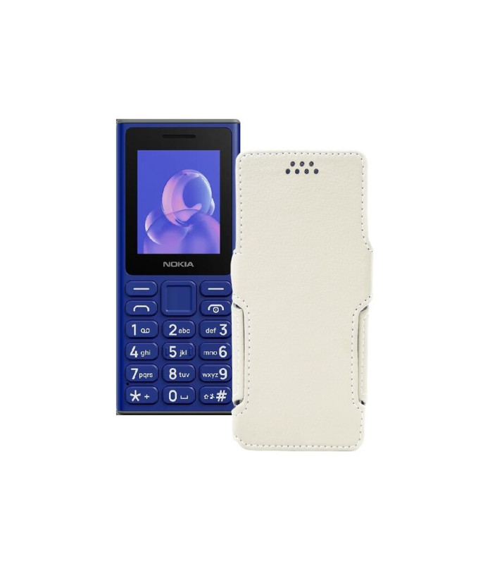 Чохол-книжка з екошкіри для телефону Nokia 105 (2024)