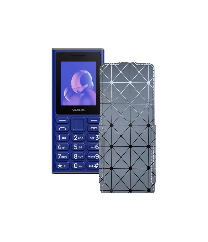 Чохол-флип з екошкіри для телефону Nokia 105 (2024)