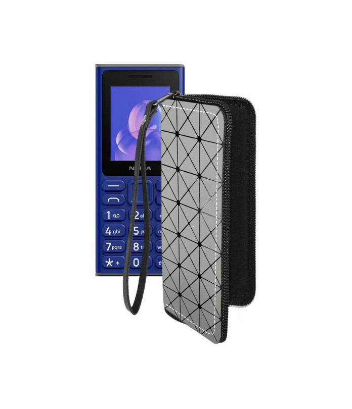 Чохол-гаманець з екошкіри для телефону Nokia 105 (2024)