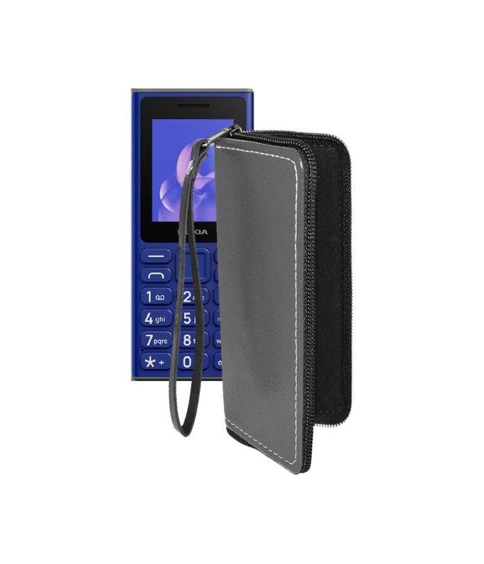 Чохол-гаманець з екошкіри для телефону Nokia 105 (2024)