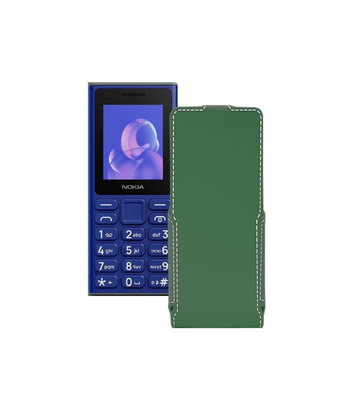 Чохол-флип з екошкіри для телефону Nokia 105 (2024)