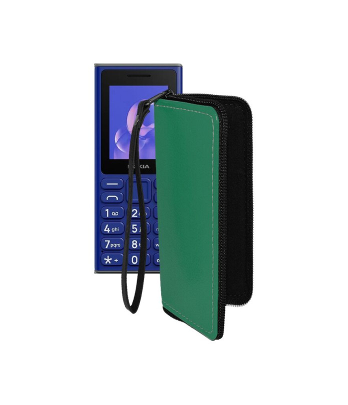 Чохол-гаманець з екошкіри для телефону Nokia 105 (2024)