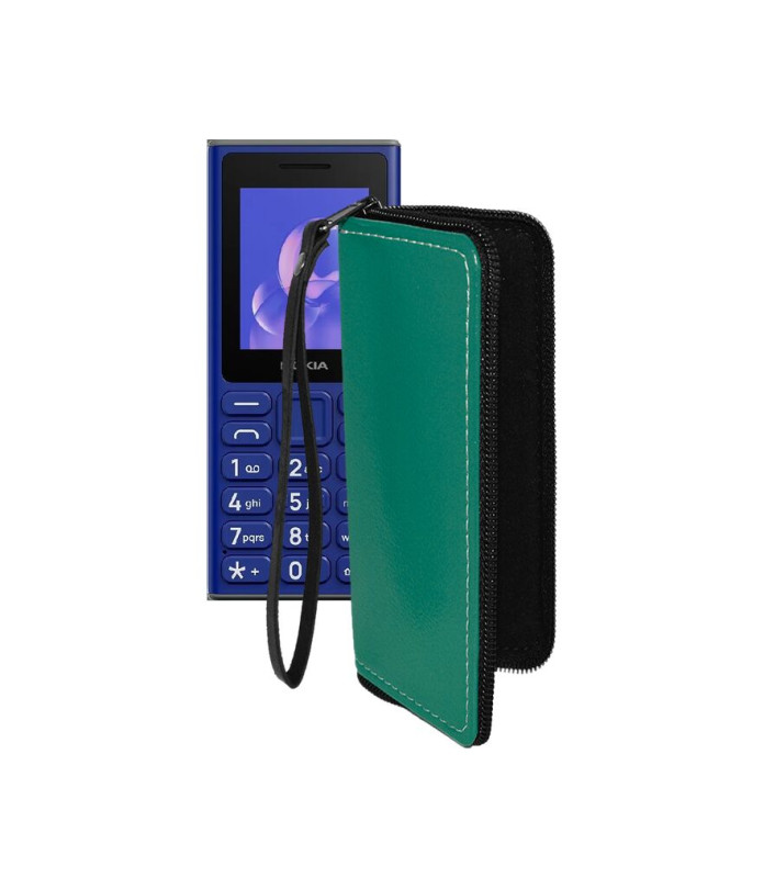 Чохол-гаманець з екошкіри для телефону Nokia 105 (2024)