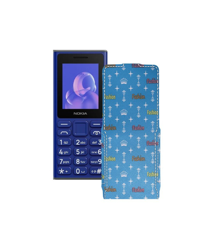 Чохол-флип з екошкіри для телефону Nokia 105 (2024)