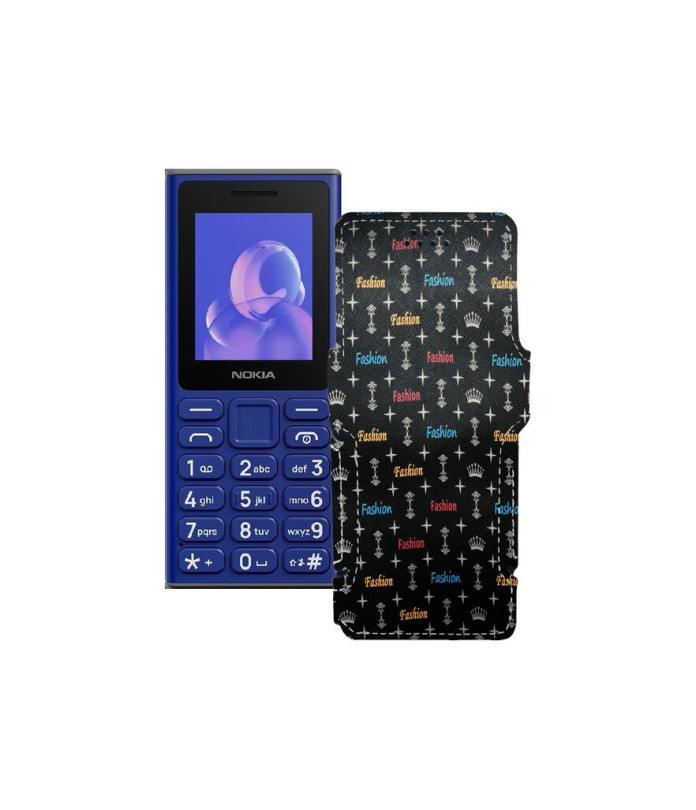 Чохол-книжка з екошкіри для телефону Nokia 105 (2024)