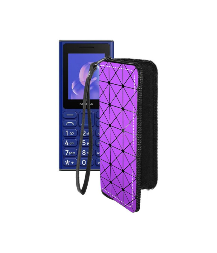 Чохол-гаманець з екошкіри для телефону Nokia 105 (2024)