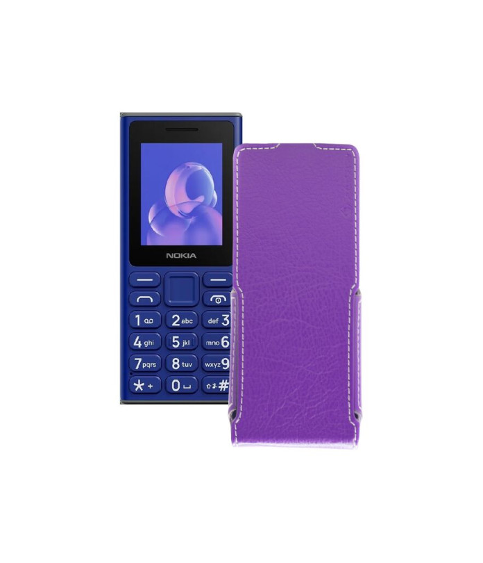 Чохол-флип з екошкіри для телефону Nokia 105 (2024)