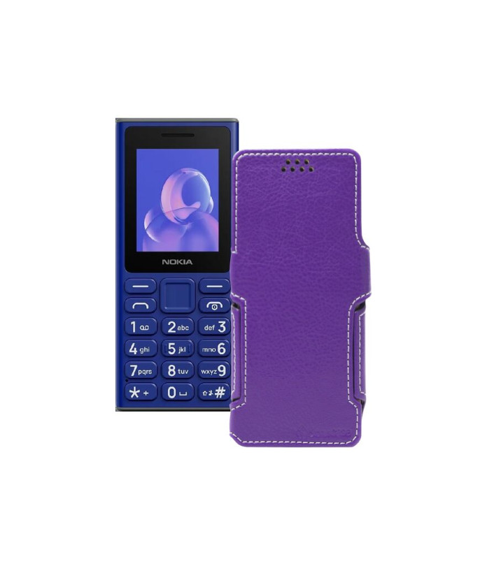 Чохол-книжка з екошкіри для телефону Nokia 105 (2024)