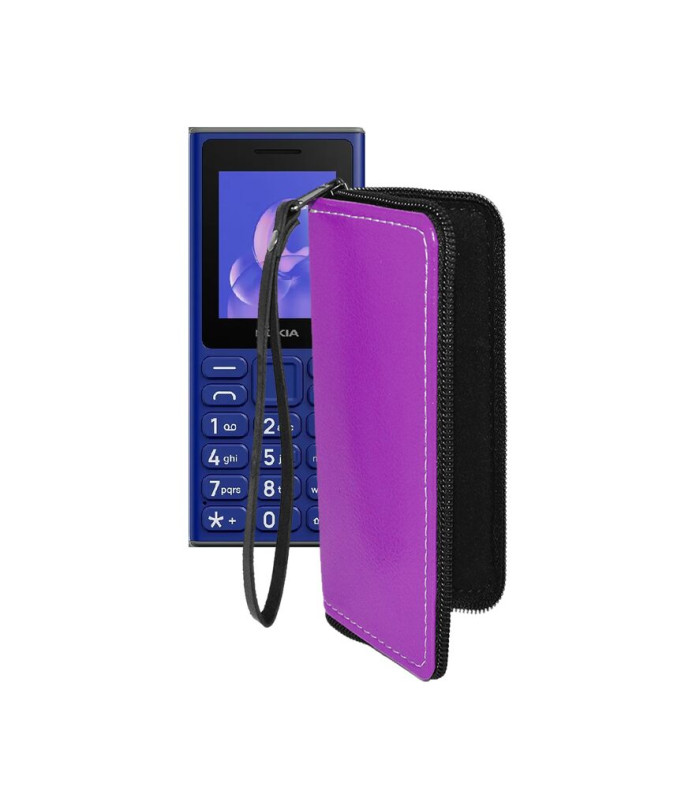 Чохол-гаманець з екошкіри для телефону Nokia 105 (2024)