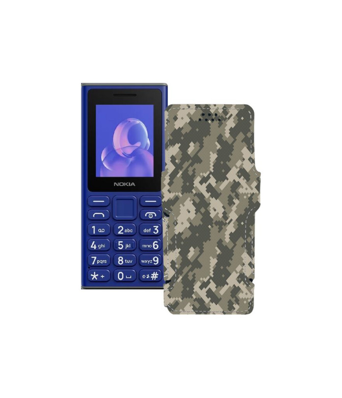 Чохол-книжка з екошкіри для телефону Nokia 105 (2024)