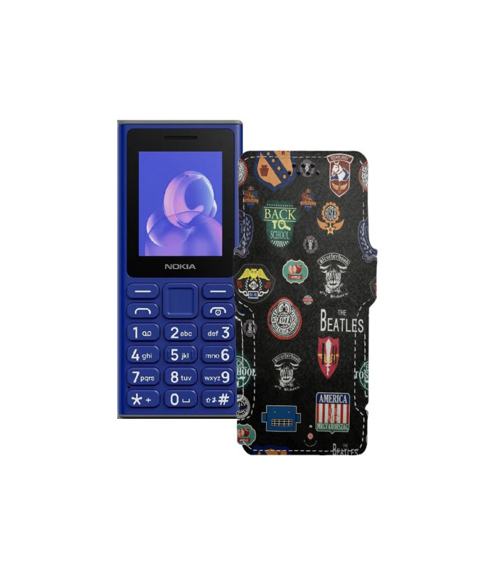 Чохол-книжка з екошкіри для телефону Nokia 105 (2024)