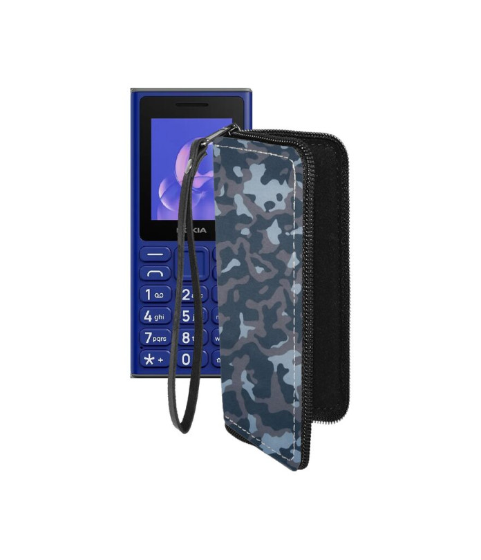 Чохол-гаманець з екошкіри для телефону Nokia 105 (2024)