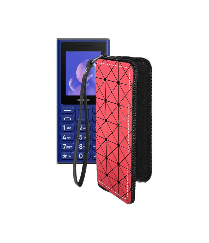 Чохол-гаманець з екошкіри для телефону Nokia 105 (2024)