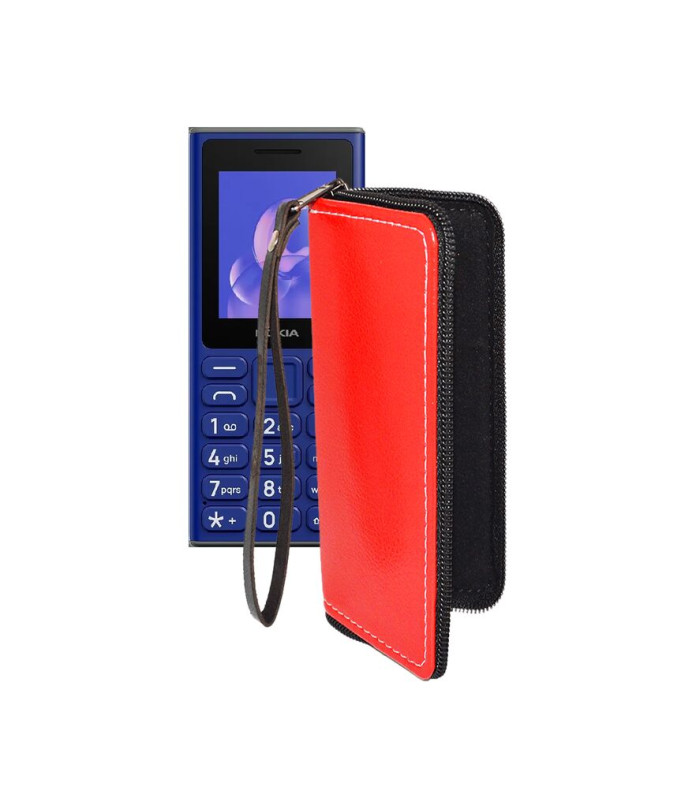 Чохол-гаманець з екошкіри для телефону Nokia 105 (2024)