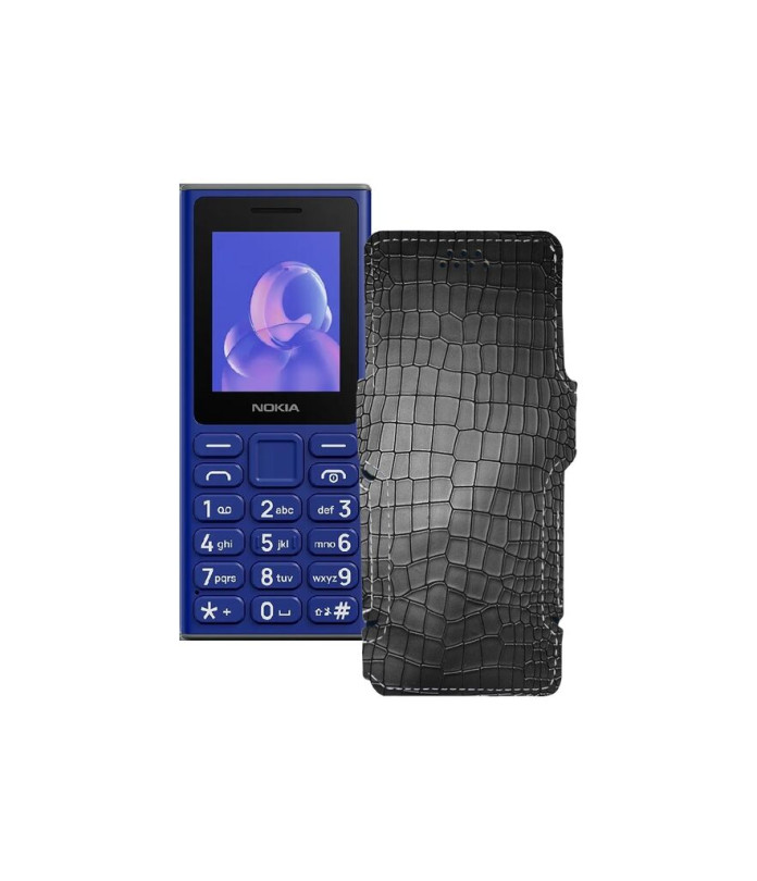 Чохол-книжка з екошкіри для телефону Nokia 105 (2024)