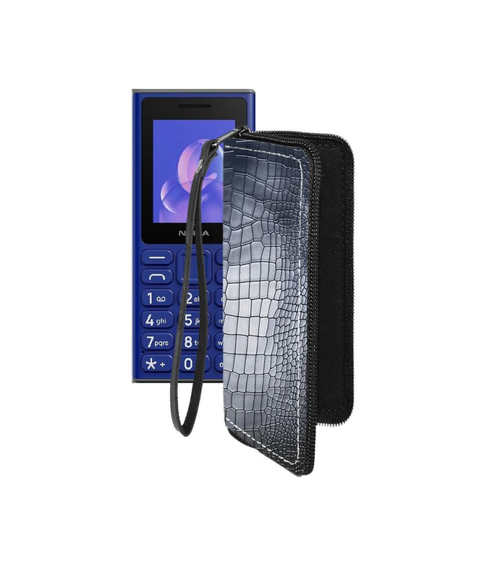 Чохол-гаманець з екошкіри для телефону Nokia 105 (2024)