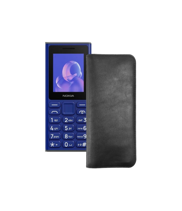 Портмоне з шкіри для телефону Nokia 105 (2024)
