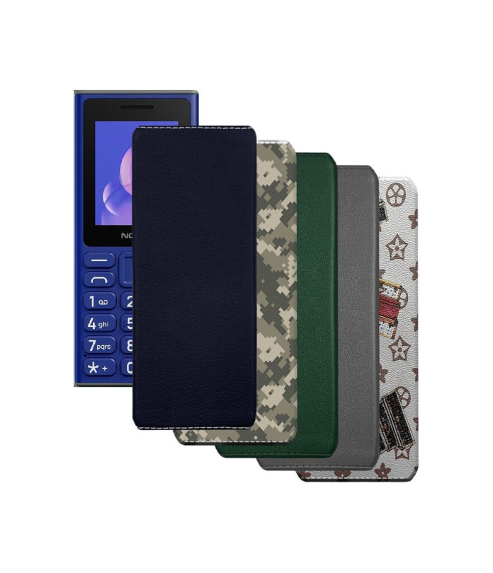 Накладка з екошкіри для телефону Nokia 105 (2024)