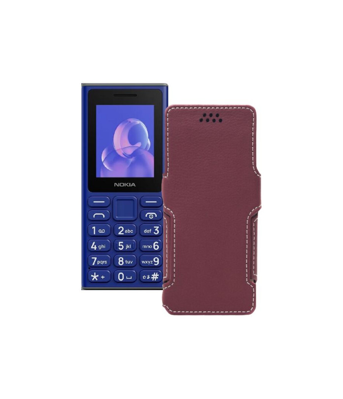 Чохол-книжка з екошкіри для телефону Nokia 105 (2024)