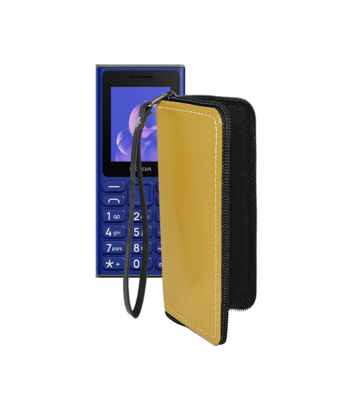 Чохол-гаманець з екошкіри для телефону Nokia 105 (2024)