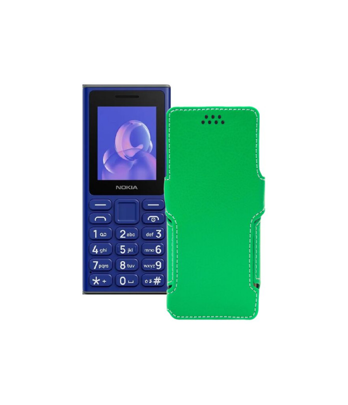 Чохол-книжка з екошкіри для телефону Nokia 105 (2024)