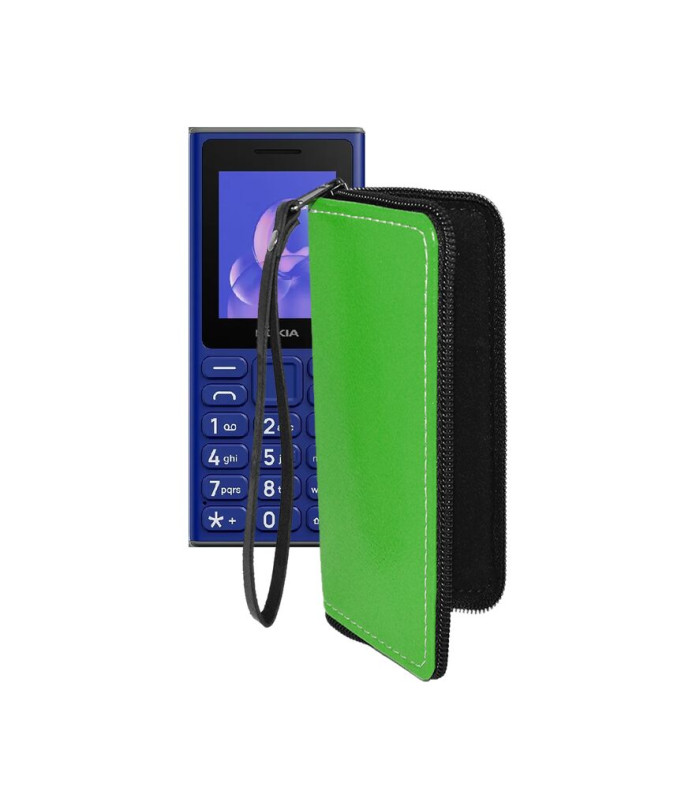 Чохол-гаманець з екошкіри для телефону Nokia 105 (2024)