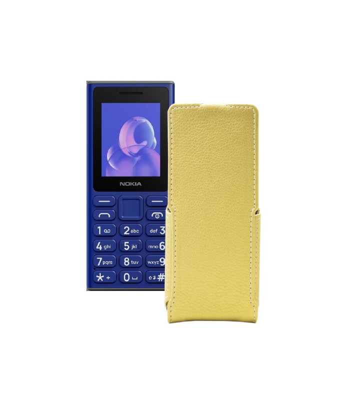 Чохол-флип з екошкіри для телефону Nokia 105 (2024)