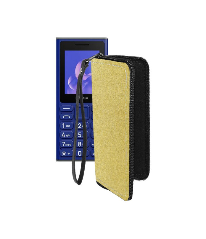 Чохол-гаманець з екошкіри для телефону Nokia 105 (2024)