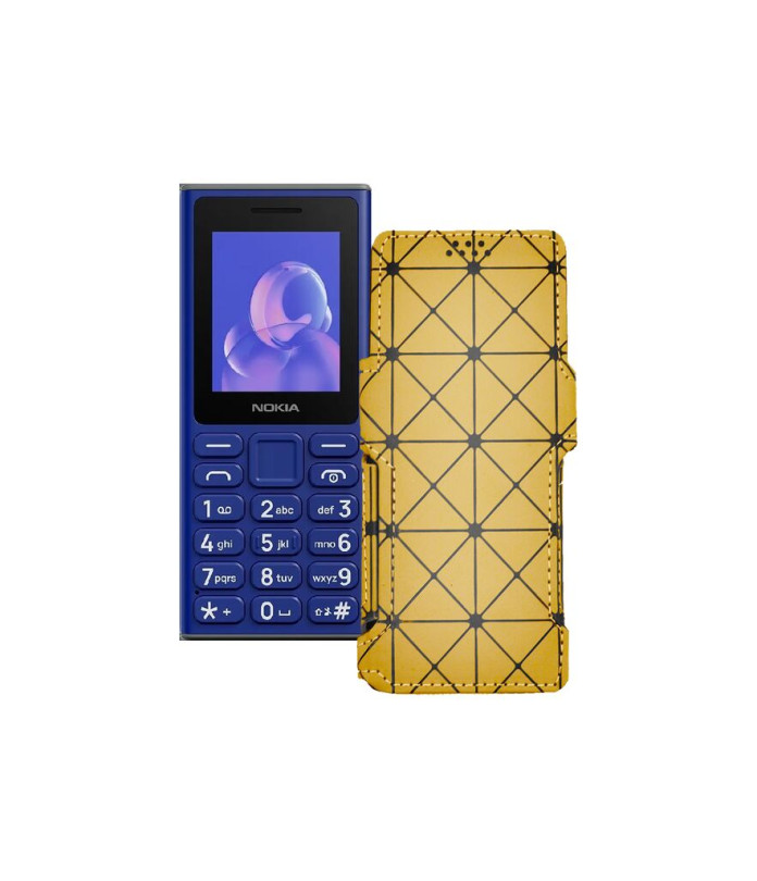 Чохол-книжка з екошкіри для телефону Nokia 105 (2024)