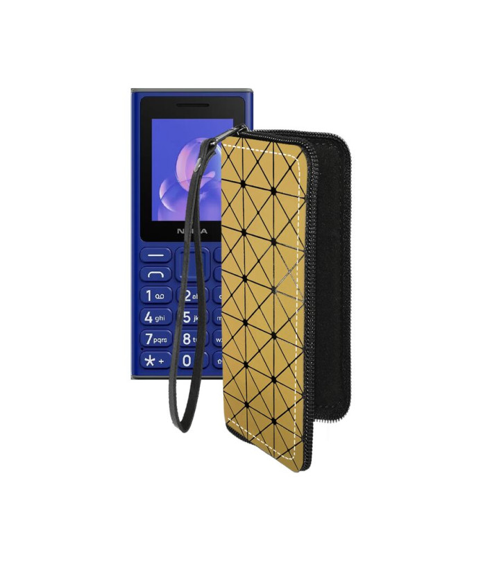 Чохол-гаманець з екошкіри для телефону Nokia 105 (2024)