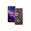 Чохол-флип з екошкіри для телефону Motorola One Macro