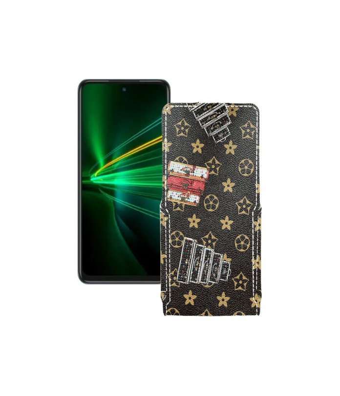 Чохол-флип з екошкіри для телефону Infinix Note 12i