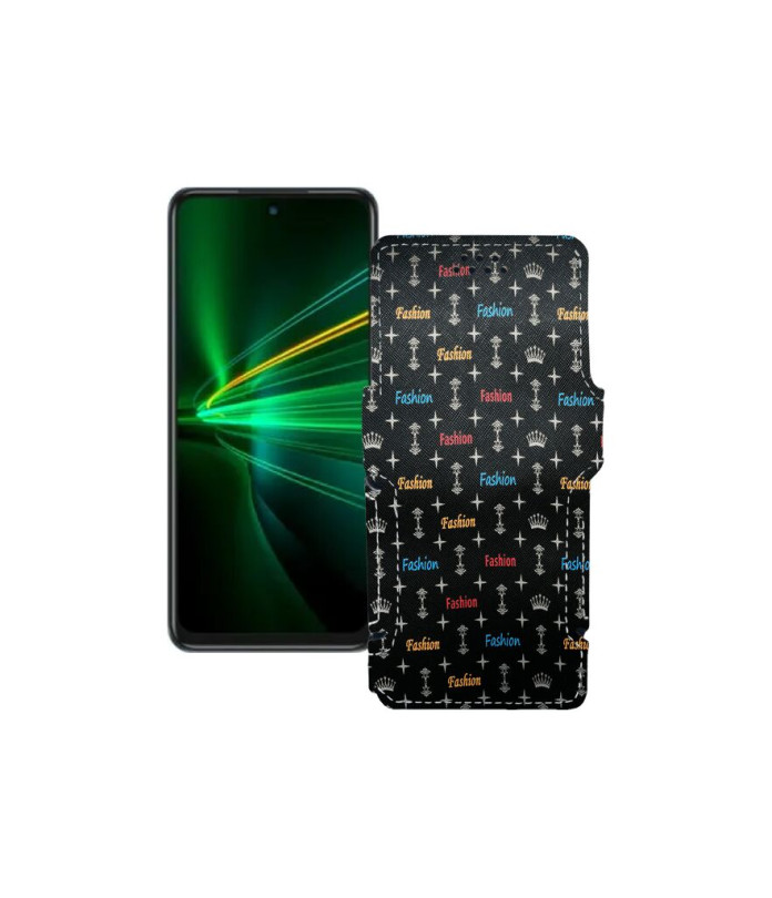 Чохол-книжка з екошкіри для телефону Infinix Note 12i