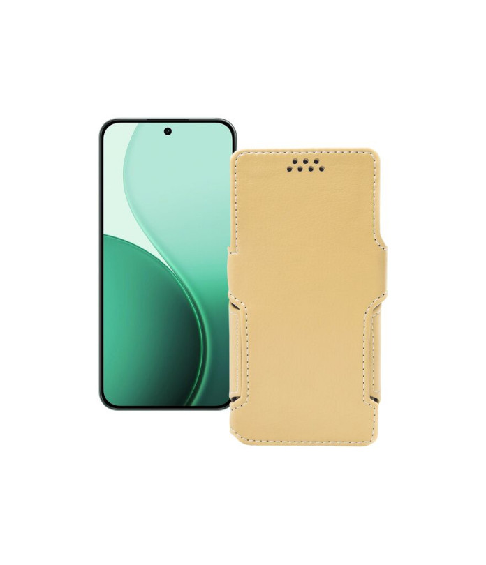 Чохол-книжка з екошкіри для телефону OPPO Reno14 F