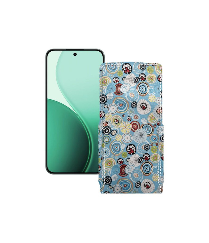 Чохол-флип з екошкіри для телефону OPPO Reno14 F