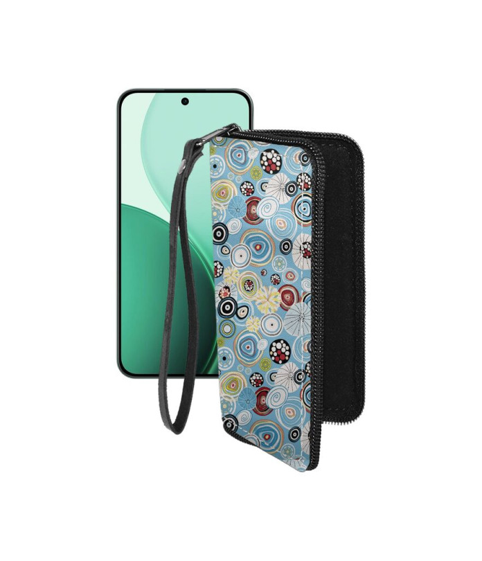 Чохол-гаманець з екошкіри для телефону OPPO Reno14 F